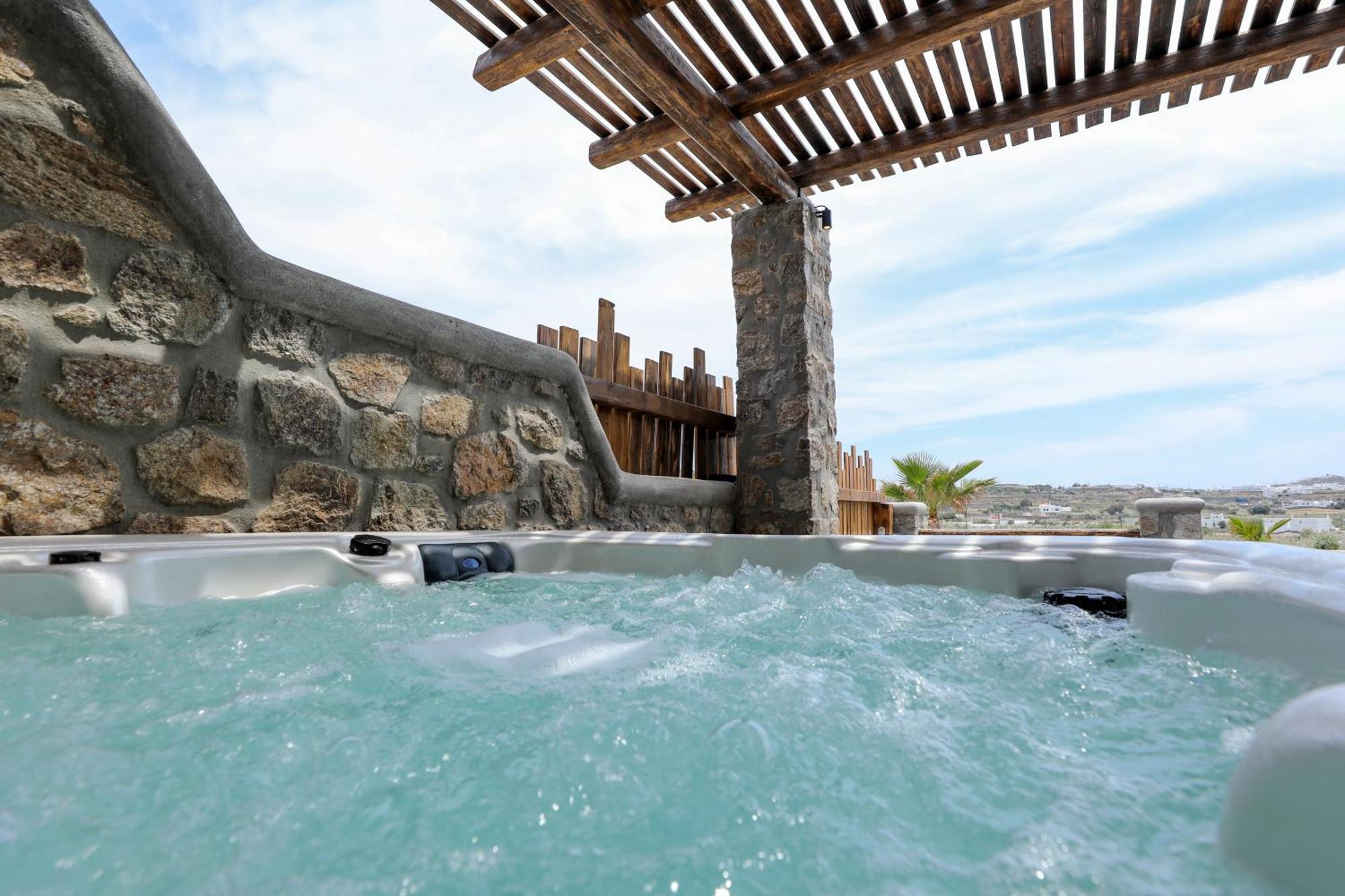 The George Villas With Private Pool, Close To Mykonos Town - Chora Extérieur photo
